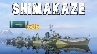 World of WarShips Shimakaze - 6 Kills 249K Damage