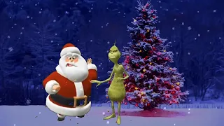 Slap fight 😂😂 Santa vs Mr Grinch 😂😂😂😂 So Funny