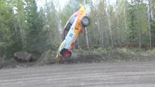 Neste Puistohulmi ralli 2015 Laihia. F-Cup (crash & action)