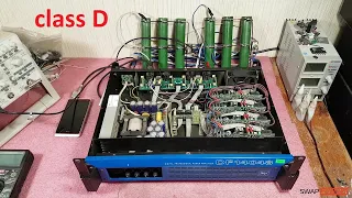 Park Audio DF14048 ремонт обзор DF1404 или DF1408 ? Усилитель класса D на осциллографе