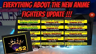 Everything about the new Anime Fighters Update !!! - New Raid System + Quests!!!