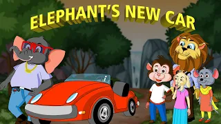 Elephant's New Car | MCT | Mahacartoon Tv English | English Cartoon | English Moral Stories