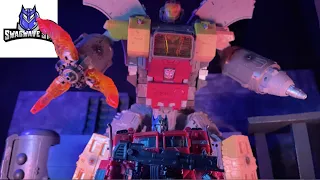 Transformers Stop Motion- TITAN Omega Supreme EPIC BATTLE Optimus vs Decepticons [S.O.T.A Episode 5]