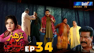 Zahar Zindagi - Ep 34 | Sindh TV Soap Serial | SindhTVHD Drama
