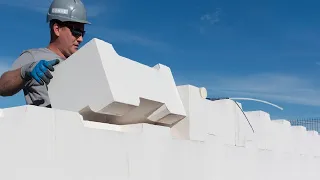 Incredible Innovative Home Building Method - Amazing Construction Solutions Help Worker 100x Faster
