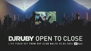 DJ Ruby Open To Close Live Video Set at Sky Club Malta 23.03.24