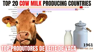 Top 20 milk producing countries