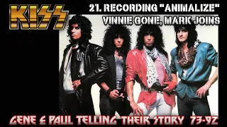 Part 21, KISS - Recording "Animalize"... Vinnie Vincent gone, Mark St. John in  (R.I.P.)