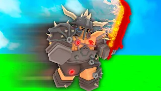 the most OVERPOWERED barbarian in Roblox Bedwars..