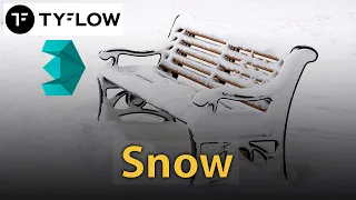 Adding Snow in 3dsMax with TyFlow