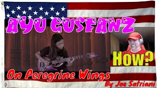 On Peregrine Wings By Joe Satriani (Cover Ayu Gusfanz) - Reaction - WOW