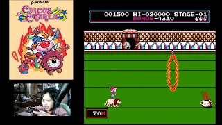 Circus Charlie NES Long Playthrough by Rafa