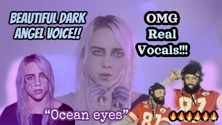 BILLIE EILISH - "OCEAN EYES" | (REACTION!!) | I THINK SHE'S TALKING TO ME LOWKEY!!!! LOL