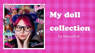 ОБЗОР ВСЕЙ МОЕЙ КОЛЛЕКЦИИ КУКОЛ 😍 Barbie/Monster High/Rainbow High/Bratz/LOL OMG/Disney