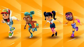 Subway surfers - Jake vs Andy vs Harumi vs Miss Maia - Gameplay Walkthrough #1