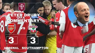 Peter drury poetic commentary 😍on Arsenal 3-3 comeback Vs Southampton 🔥💯