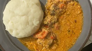 AFRICAN FOOD: How to make EGUSI soup from VIRAL TIKTOK.