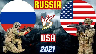 US vs RUSSIA Deadliest Military Comparison 2021 | Air Force | Army | Navy | #usvsrussia
