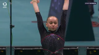 Elena COLAS (FRA) - 2024 junior European bronze medallist, vault