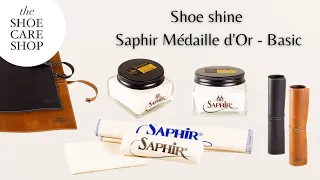 Shoe shine instruction video with Saphir Médaille d'Or - Basic