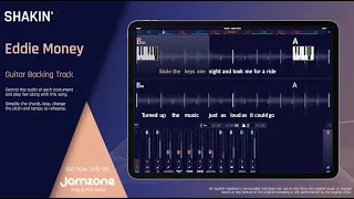 Guitar Backing Track | Shakin' - Eddie Money