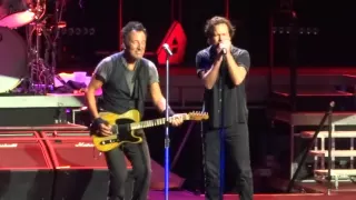 Bruce Springsteen and Eddie Vedder- Bobby Jean, Key Arena, Seattle, WA, March 24, 2016