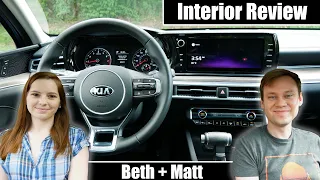 The 2021 Kia K5 Interior is Really Impressive (Beth + Matt)