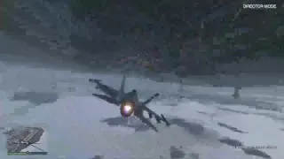 GTA V | destroying the military base | zancudo assult  T-1000 terminator