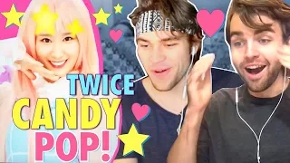 TWICE - Candy Pop REACTION!! [한글자막 Sana's wig snatched OUR wigs!]