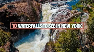10 Waterfalls to See in New York Drone Video