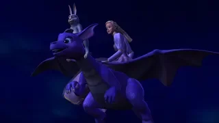 Barbie as Rapunzel - A mighty dragon