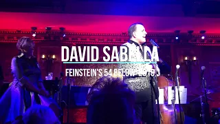 David Sabella at Feinstein's 54 Below (with Lorna Luft, Oct. 2019)