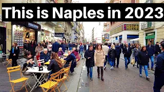 Naples Italy, Captioned Historical center of Naples Tour 2023