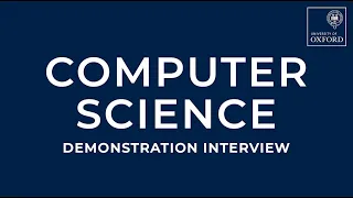 Computer Science Demonstration Interview