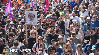 French protesters march against Macron’s pension reforms