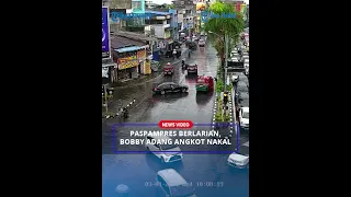 PASPAMPRES Keluar dari Mobil saat Bobby Nasution Adang Angkot Nakal