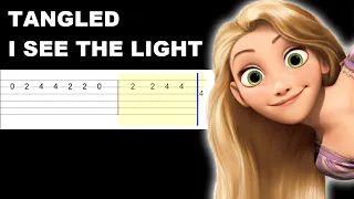 Tangled - I See The Light (Easy Guitar Tabs Tutorial)