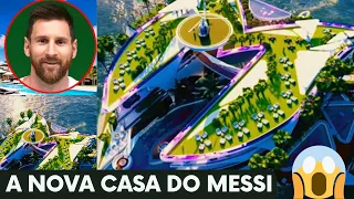 A NOVA CASA DE MESSI EM MIAMI FLORIDA DE  50 MILHÕES  | É UMA MANSÃO NO MEIO DE UMA ILHA