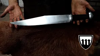Forging a viking knife, the complete movie.