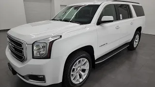 2019 GMC YUKON XL SLE 8 PASSENGER IN SUMMIT WHITE 4K WALKAROUND 13102ZA SOLD!