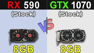 RX 590 Vs. GTX 1070 | 1080p and 1440p | New Games Benchmarks