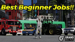 The Best Beginner Jobs in Grand RP That'll Make You The Most Money!!