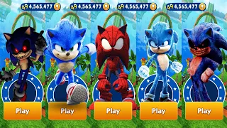 Sonic Dash - Movie Sonic vs Spider Sonic vs Sonic.EXE vs All Bosses Zazz Eggman - All Characters