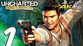 UNCHARTED: Drake's Fortune - Gameplay Walkthrough Part 1 - Prologue (PS4 PRO) 4K 60FPS