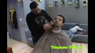 Розыгрыш в парикмахерской