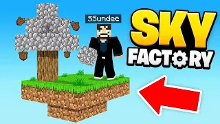 BUILDING a SKY FACTORY in Minecraft!