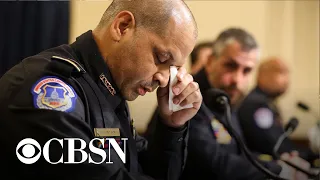 Officers give emotional testimony at Capitol riot committee hearing