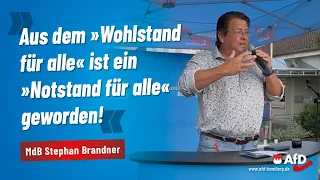 Aus dem Wohlstand für alle ist ein Notstand für alle geworden!