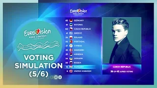 2018 Eurovision Song Contest · Voting Simulation (Part 5/6) (Jury Voting)