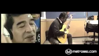 Alvarado & Godoy tocando para Maradona